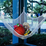 Soft Large Toy Hammock Mesh Net Storage Organizer for Bedroom Plush Toys - White V528-TOYHAMMOCK-WHITE-5812