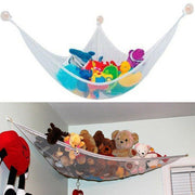 Soft Large Toy Hammock Mesh Net Storage Organizer for Bedroom Plush Toys - White V528-TOYHAMMOCK-WHITE-5812