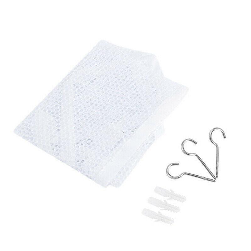 Soft Large Toy Hammock Mesh Net Storage Organizer for Bedroom Plush Toys - White V528-TOYHAMMOCK-WHITE-5812