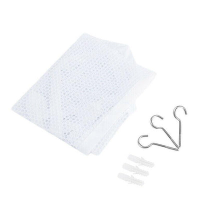 Soft Large Toy Hammock Mesh Net Storage Organizer for Bedroom Plush Toys - White V528-TOYHAMMOCK-WHITE-5812