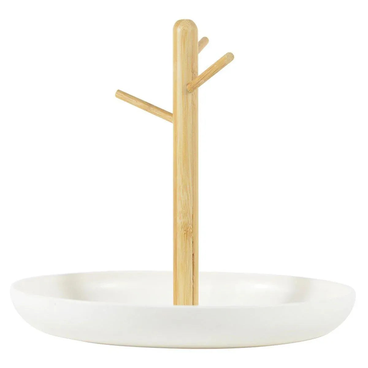 Branch Tray Desktop Storage Organizer Key Holder Rack for Living Room Entryway - White V528-TP-WHITE-776766
