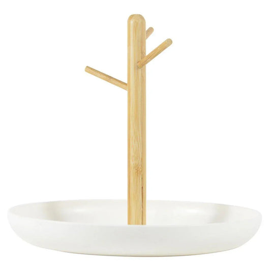 Branch Tray Desktop Storage Organizer Key Holder Rack for Living Room Entryway - White V528-TP-WHITE-776766