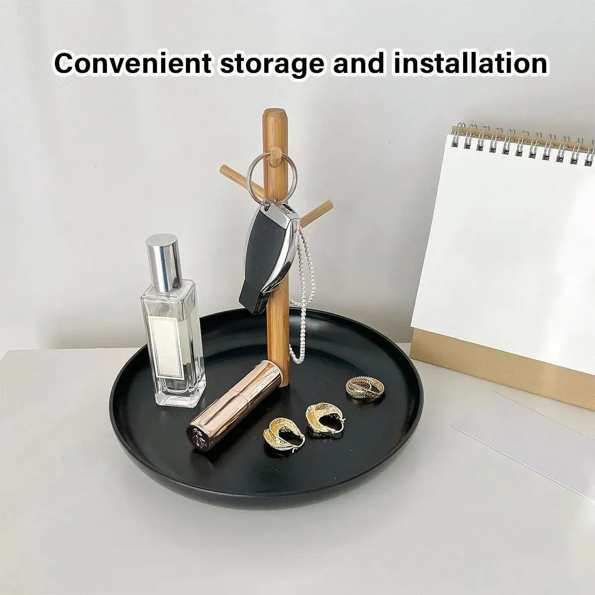 Branch Tray Desktop Storage Organizer Key Holder Rack for Living Room Entryway - White V528-TP-WHITE-776766