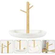 Branch Tray Desktop Storage Organizer Key Holder Rack for Living Room Entryway - White V528-TP-WHITE-776766