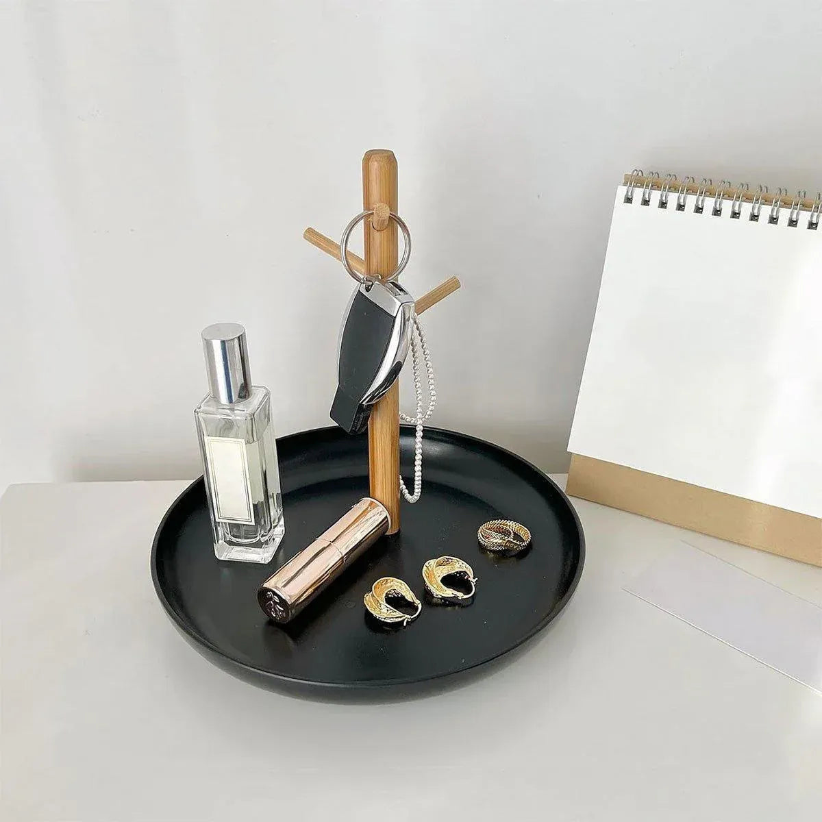 Branch Tray Desktop Storage Organizer Key Holder Rack for Living Room Entryway - White V528-TP-WHITE-776766