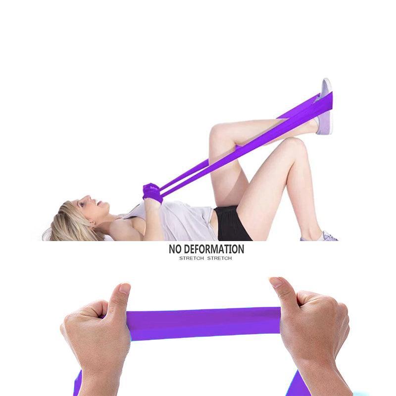 1.5m Elastic Yoga Stretch Resistance Bands Exercise Fitness Band Theraband - Blue V528-TPE-BLUE-436632