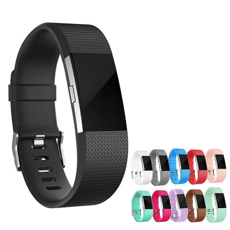 L Size Silicone Watch Wrist Sports Strap For Fitbit Charge Band Wristband Replacement - Mint Green V528-TPEWRISTBAND-L-MINTGREEN-336965