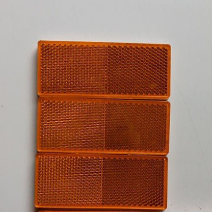 6 X Red Amber White Trailer Reflectors 15 X 5 Cm Self Adhesive Reflector Caravan V528-TRAILERREFLECTORS-6PCS-566164