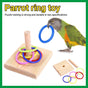 Parrot Chew Toys Interactive Bird Training Rings Set Pet Bird Intelligence Toys V528-TRAINING-TOY-177187