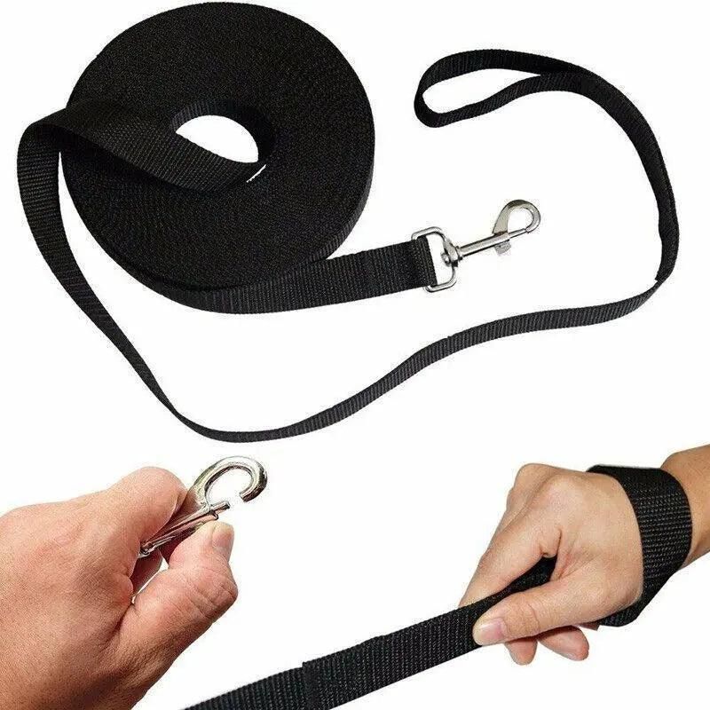 50Ft/15M Long Dog Lead Pet Puppy Leash Training Obedience Recall Walk Tracking - Blue V528-TRAININGROPE-BLUE-35465