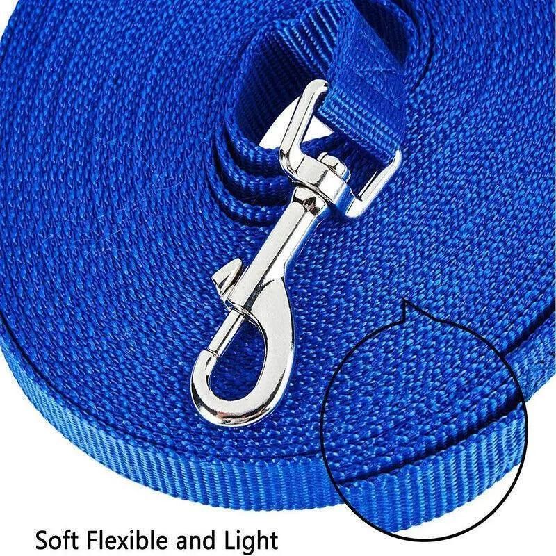 50Ft/15M Long Dog Lead Pet Puppy Leash Training Obedience Recall Walk Tracking - Red V528-TRAININGROPE-RED-64117