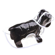 Puppy Waterproof Pet Dog Raincoat Jacket Clothes Vest Rain Coat Outdoor Hoodies White - S V528-TRANSPARENTRAINCOAT-WHITES-27074