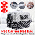 Pet Carrier Net Bag for Cat Dog Travel Mesh Cover Protective Tote Use - 60 x 39 x 39 cm V528-TRANSPORT-BAG-2-806448