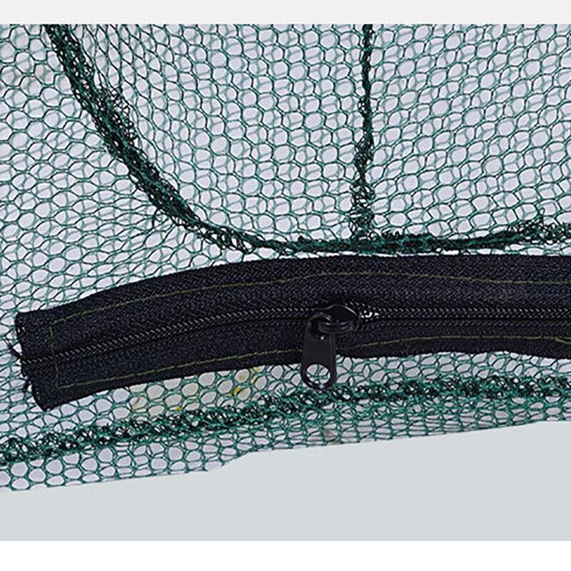 Large Fishing Net Fish Crab Yabbie Trap Minnow Crawfish Shrimp Cage Net Foldable - 10 Side 10 Holes V528-TRAPNET-10HOLE-124791