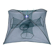 Large Fishing Net Fish Crab Yabbie Trap Minnow Crawfish Shrimp Cage Net Foldable - 10 Side 10 Holes V528-TRAPNET-10HOLE-124791