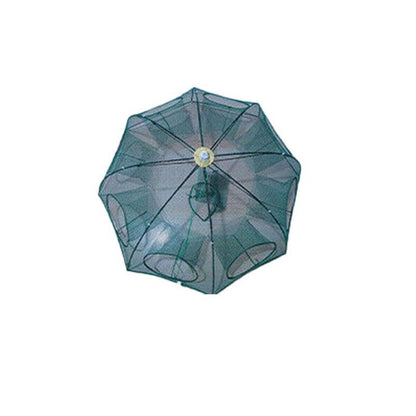Large Fishing Net Fish Crab Yabbie Trap Minnow Crawfish Shrimp Cage Net Foldable - 10 Side 10 Holes V528-TRAPNET-10HOLE-124791