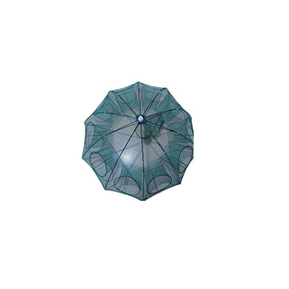 Large Fishing Net Fish Crab Yabbie Trap Minnow Crawfish Shrimp Cage Net Foldable - 10 Side 10 Holes V528-TRAPNET-10HOLE-124791