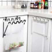 Wall Hanging Garbage Bag Shelf Hook Kitchen Storage Plastic Bag Hanger Rack Trash Bin V528-TRASH-BAG-RACK-2PCS-678110