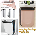 9L Hanging Bin Wall Mounted Folding Waste Bin Kitchen Dining Cabinet Trash Can - White V528-TRASH-WHITE-41617