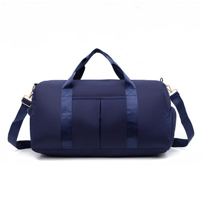 Waterproof Gym Bag Travel Duffle Sports Bag Wet Dry Large Tote for Men Women V528-TRAVEL-BAG-DARK-BLUE-797584