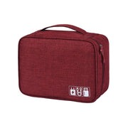 Cable Organizer Bag Charger USB Electronic Accessories Storage Travel Case - Navy V528-TRAVELLINGBAG-NAVYBLUE-691996