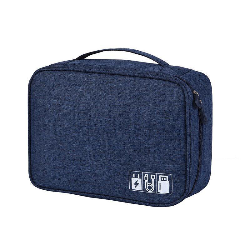 Cable Organizer Bag Charger USB Electronic Accessories Storage Travel Case - Purple V528-TRAVELLINGBAG-PURPLE-808809