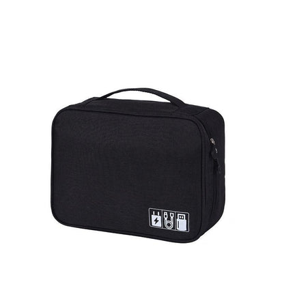 Cable Organizer Bag Charger USB Electronic Accessories Storage Travel Case - Sky Blue V528-TRAVELLINGBAG-SKYBLUE-769043