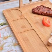 Bamboo Chopping Board Cheese Board Set with Knife Kitchen Charcuterie Serving V528-TRAY-199965