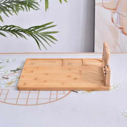 Bamboo Chopping Board Cheese Board Set with Knife Kitchen Charcuterie Serving V528-TRAY-199965