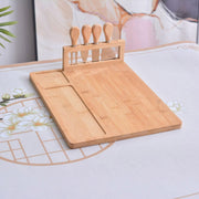 Bamboo Chopping Board Cheese Board Set with Knife Kitchen Charcuterie Serving V528-TRAY-199965