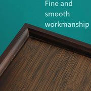 Bamboo Tea Tray Rectangular Tea Table Walnut Colour Fruit Bread Serving Plate - 28-20cm V528-TRAY-28-20CM-683120