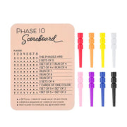Phase 10 Score Board Wooden Phase 10 Scorecard Reusable for Family Game Tabletop V528-TRAY-A-135391