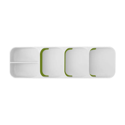Kitchen Drawer Utensil Cutlery Tray Organizer Insert Spoon Fork Knife Divider Storage - White V528-TRAYBO-WHITE-41060