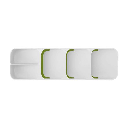 Kitchen Drawer Utensil Cutlery Tray Organizer Insert Spoon Fork Knife Divider Storage - White V528-TRAYBO-WHITE-41060