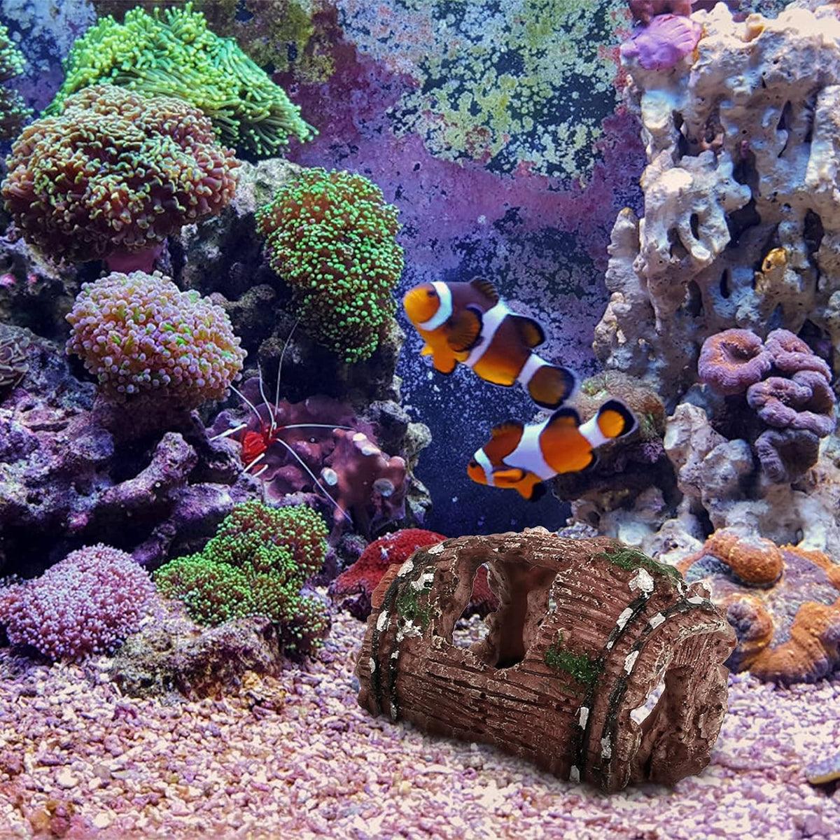 3pcs Aquarium Resin Tree Ornament Fish Tank Decoration Submerged Wood Cave V528-TREE-HOLE-3PCS-918181