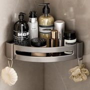 Single Tier Triangle Bathroom Shower Shelf Organizer Rack Wall Mounted Storage V528-TRIANGLE-BASKET-SINGLE-977017