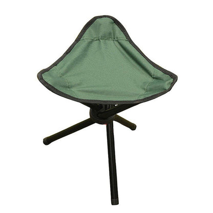 Folding Portable Beach Chair Fishing Stool Outdoor Lightweight Camping Chair - Red V528-TRIANGLE-MAZAR-RED-429657