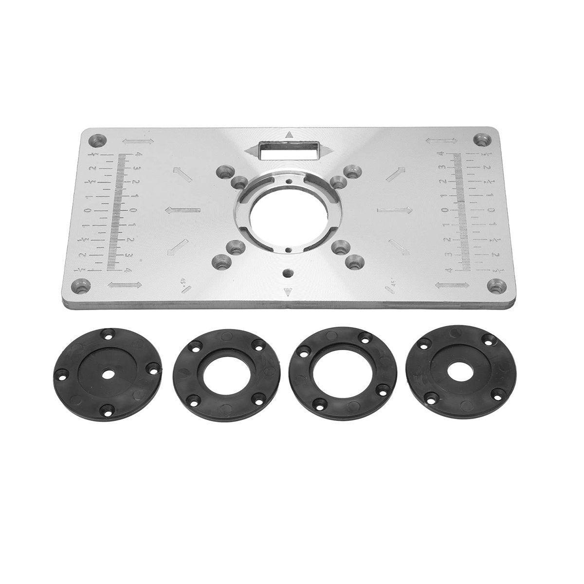 Woodworking Tools Router Table Flip Board Insert Plate for Trimming Machine Use V528-TRIMMING-MACHINE-BLACK-451722