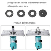 Woodworking Tools Router Table Flip Board Insert Plate for Trimming Machine Use V528-TRIMMING-MACHINE-BLACK-451722