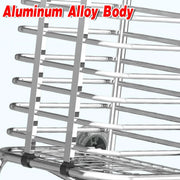 Folding Vegetable Basket Trolley Small Trailer Grocery Shopping Pulling Cart V528-TROLLEY-PURPLE-8-881454