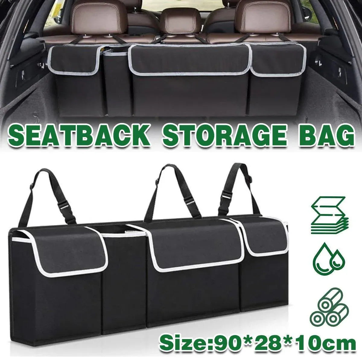 Car Trunk Seatback Storage Bag Multifunctional Organizer for Vehicle Accessories V528-TRUNK-STORAGE-258148