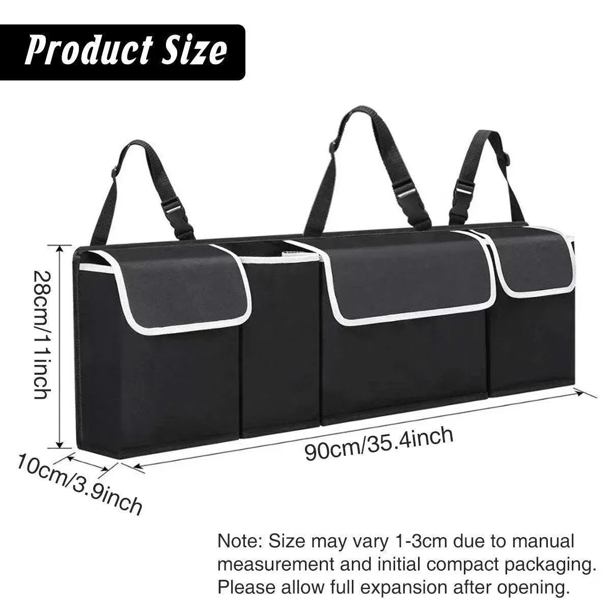 Car Trunk Seatback Storage Bag Multifunctional Organizer for Vehicle Accessories V528-TRUNK-STORAGE-258148