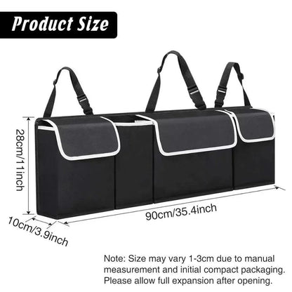 Car Trunk Seatback Storage Bag Multifunctional Organizer for Vehicle Accessories V528-TRUNK-STORAGE-258148
