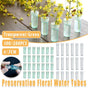 100/200PCS Flower Fresh Keeping Tube Floral Bouquet Nutrition Water Care Supply - 1.8*4cm - Green 200PCS V528-TUBE-GREEN-200PCS-428335