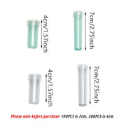 100/200PCS Flower Fresh Keeping Tube Floral Bouquet Nutrition Water Care Supply - 1.8*4cm - Transparent 200PCS V528-TUBE-TRANSPARENT-200PCS-681125