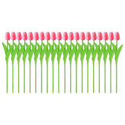 20PCS Real Touch Artificial Tulip Bouquet Fake Flowers for Home Wedding Decor - Pink V528-TULIP-20PCS-PINK-536907