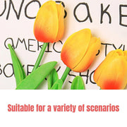 20PCS Real Touch Artificial Tulip Bouquet Fake Flowers for Home Wedding Decor - Pink V528-TULIP-20PCS-PINK-536907