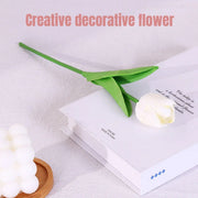20PCS Real Touch Artificial Tulip Bouquet Fake Flowers for Home Wedding Decor - Pink V528-TULIP-20PCS-PINK-536907