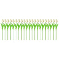 20PCS Real Touch Artificial Tulip Bouquet Fake Flowers for Home Wedding Decor - White V528-TULIP-20PCS-WHITE-126747