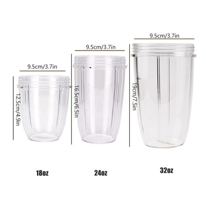 Blender Cups 32OZ 24OZ 18OZ Replacement Accessories Juicer Ice Crushing Blades - 24oz V528-TUMBLER-24OZ-465524